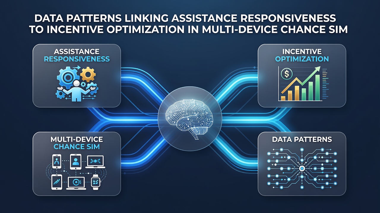Charts illustrating correlations between assistance response speed and incentive performance metrics in multi-device environments