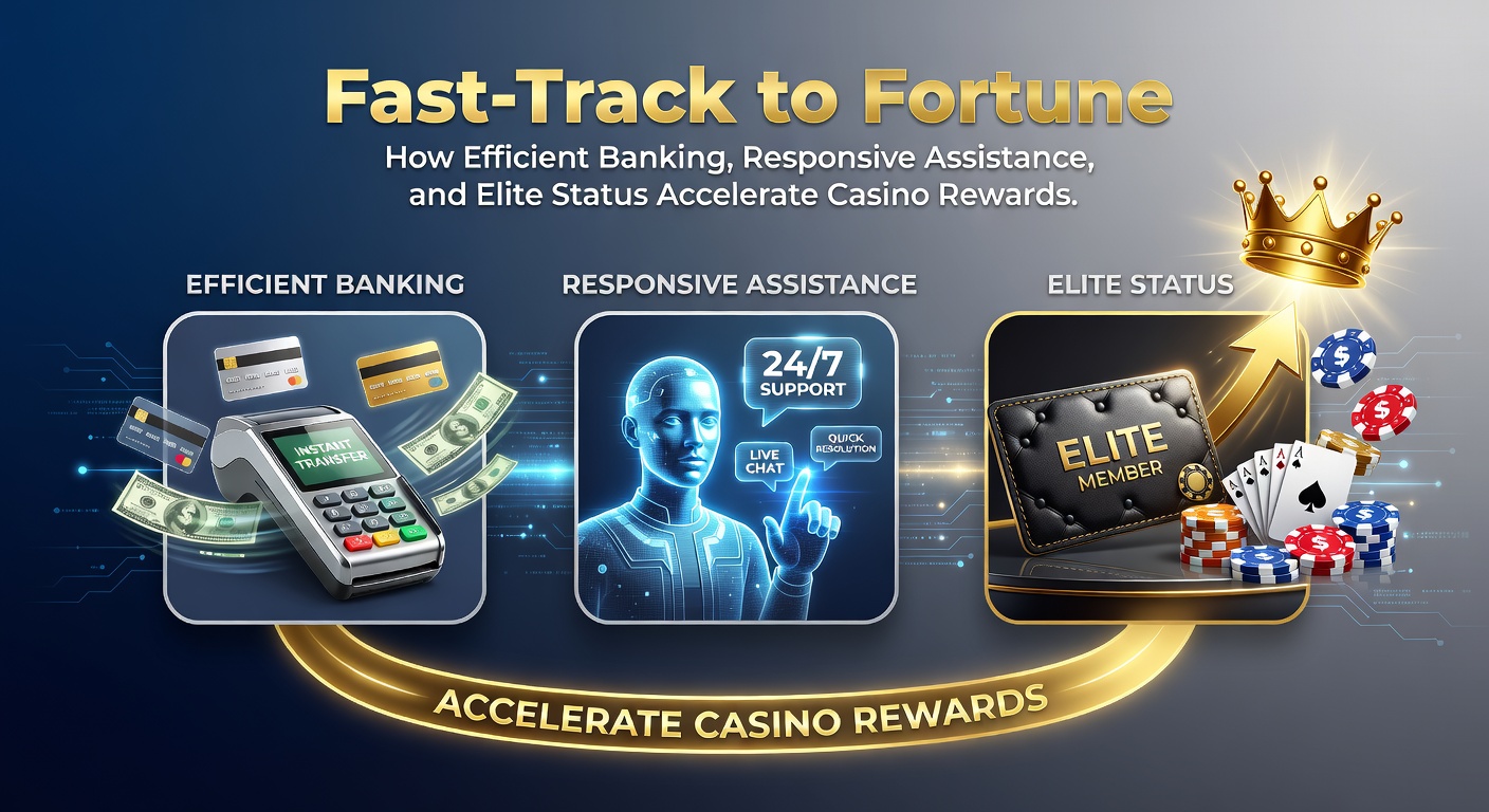 Digital dashboard showing swift casino transactions and VIP reward tiers glowing on a mobile screen