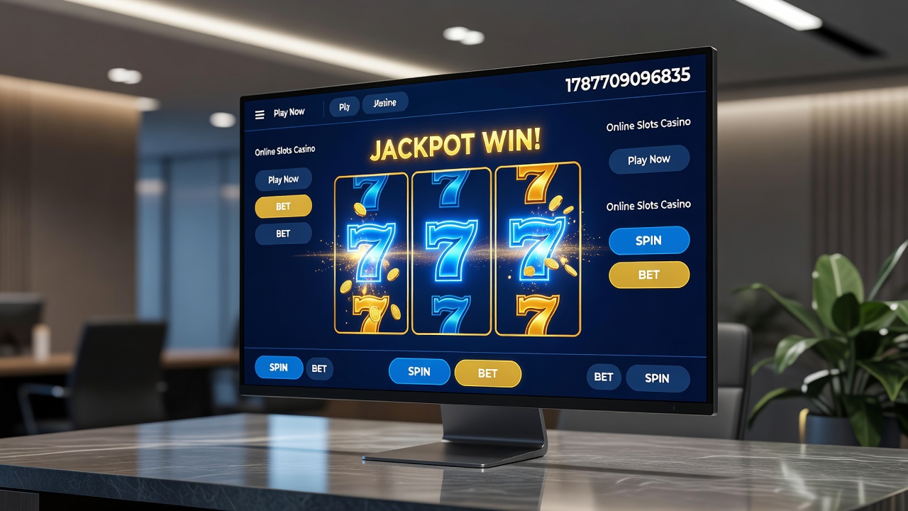 Secure payment processing screen within an online slots casino environment
