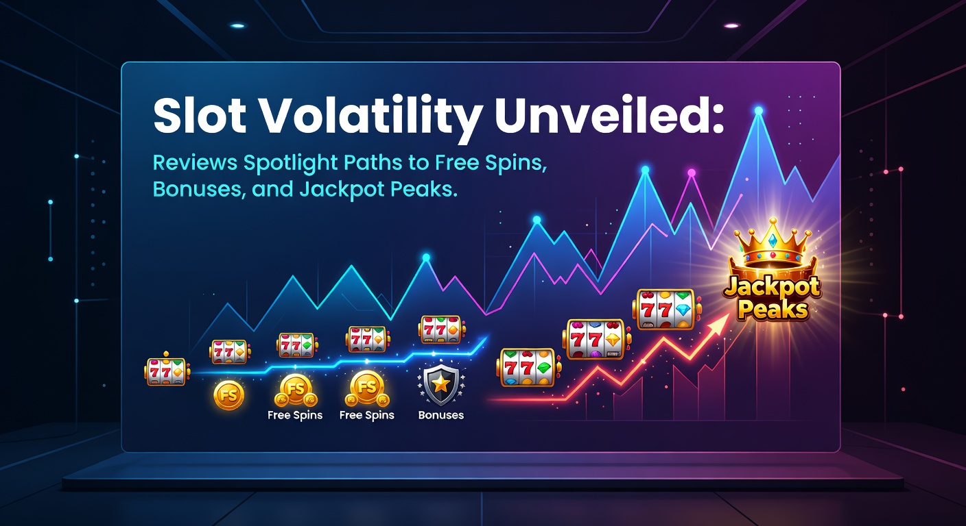 Dynamic slot reels displaying varying volatility levels with free spin triggers and jackpot symbols lighting up